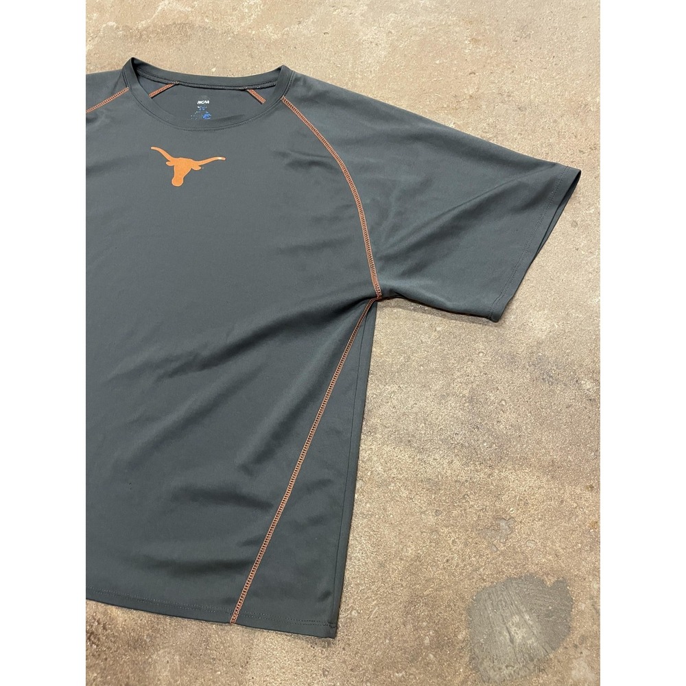 Texas Longhorns Shirt Mens XL Gray NCAA Football Performance Training Tee NCAA - Picture 3 of 16
